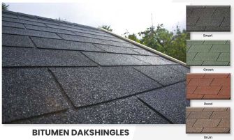 Bitumen Dakshingles recht | Blokhut St Nazaire | Verkrijgbaar in 4 kleuren